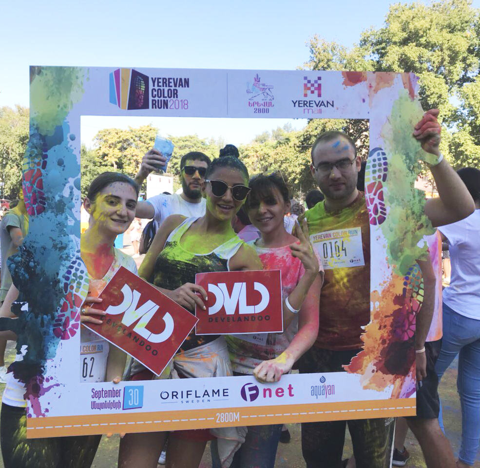 High Mood ON: Develandoo Team Rocked at Yerevan Color Run 2018